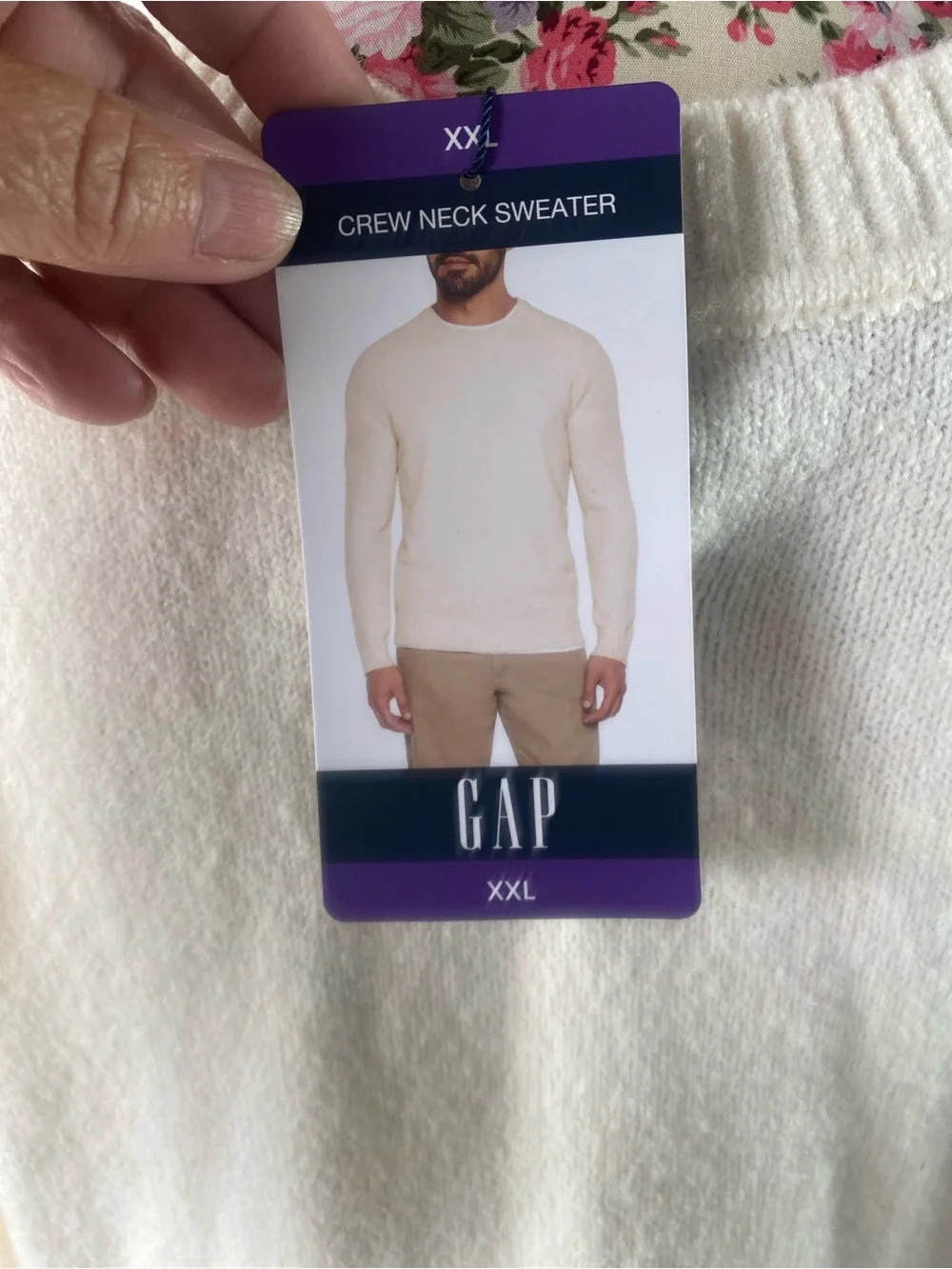 GAP Cream Crewneck Sweater